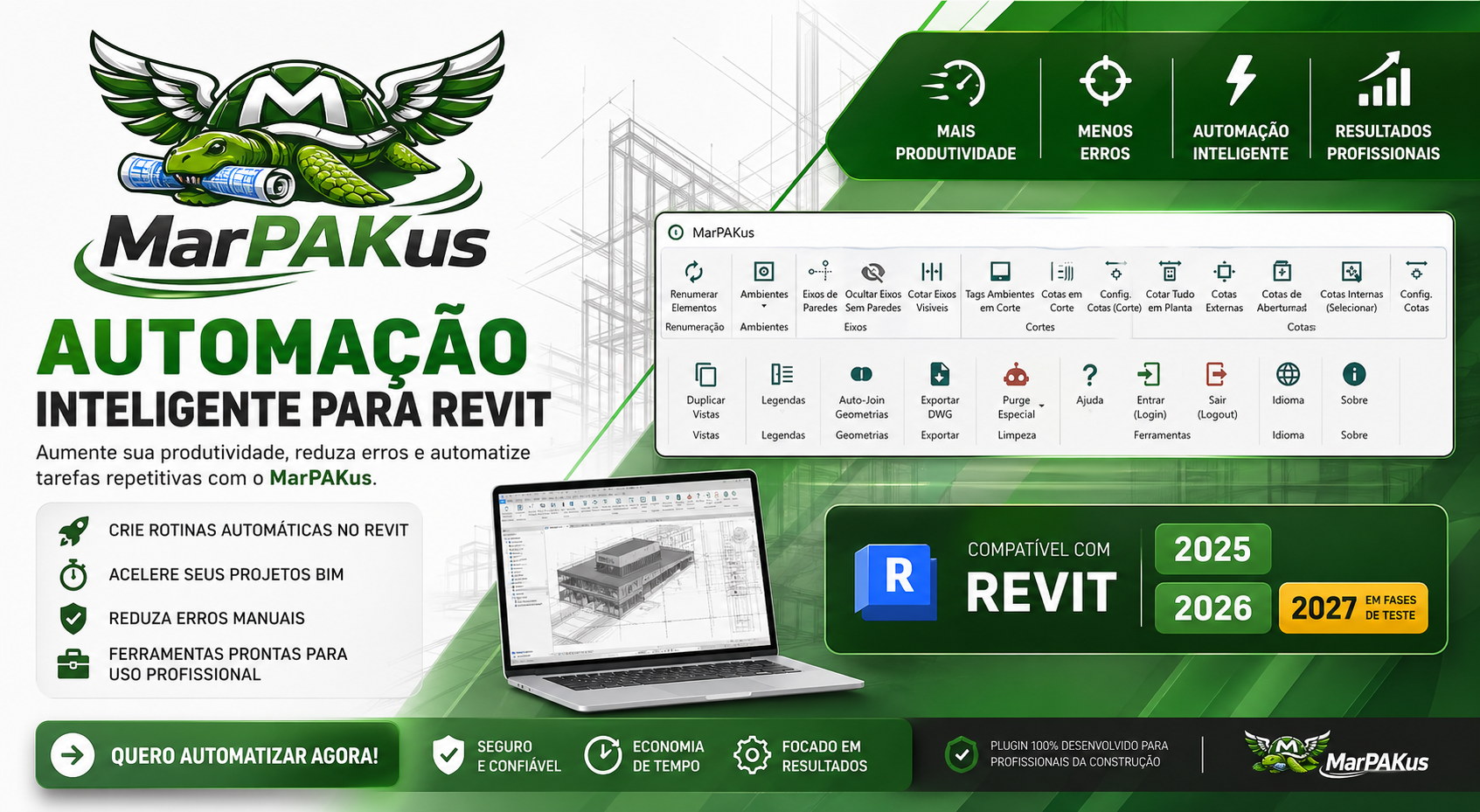 MarPAKus — Automação Inteligente para Revit